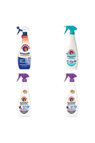 Chanteclair Set 4 Chanteclair: 1x Rapid Anti-limescale, 1x Anti-Odor Degrease...