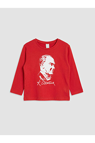 LC Waikiki I Zero Roba Yaka Ataturk Printed Girls' T-Shirt from Freezen Store
