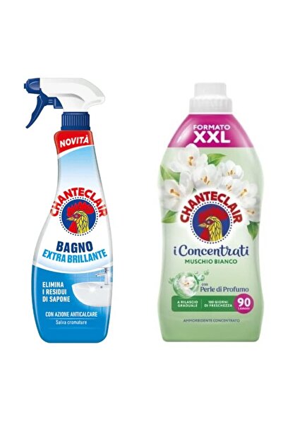 Chanteclair Chanteclair Set 2: 1x Anti-limescale Shine, 1x White Musk Conditi...