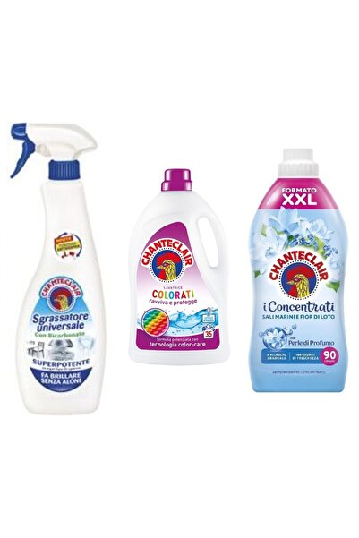 Chanteclair Set 3 Chanteclair: 1x Degresant Bicarbonat, 1x Detergent Color, 1...