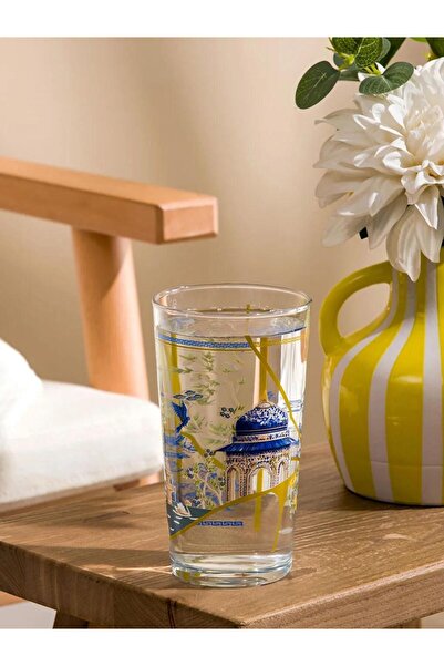 LC Waikiki Mixed Printed Glass Water Cup 570 ml (S6)