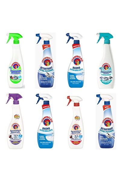 Chanteclair Set 8 Chanteclair: 1x Lemon Degreaser, 2x Strong Descaler, 2x Shi...