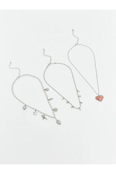 LC Waikiki Σετ Γυναικείο Κολιέ με Φιγούρες 3 τεμαχίων (S6)