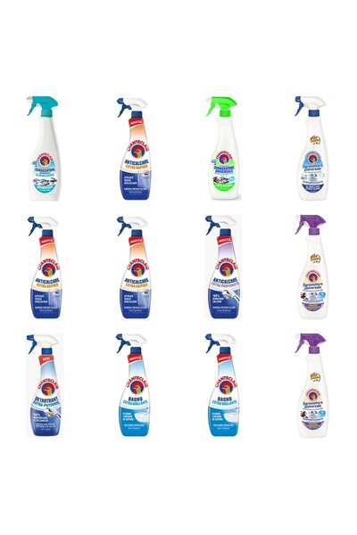 Chanteclair Set 12 Chanteclair: 1x Anti-Odor Degreaser, 3x Rapid Anti-Calc, 1...