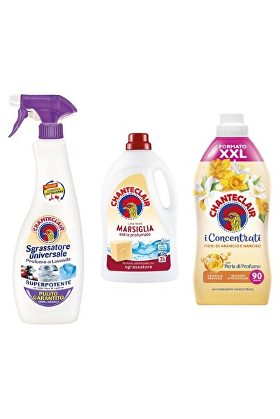 Chanteclair Set 3 Chanteclair: 1x Degresant Mosc Alb, 1x Detergent Marsilia, ...