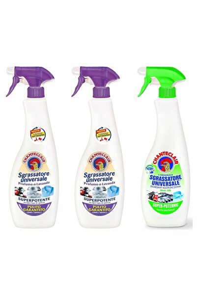 Chanteclair Set 3 Chanteclair: 2x White Musk Degreaser, 1x Lemon Degreaser