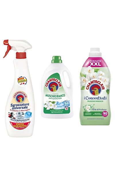 Chanteclair Set 3 Chanteclair: 1x Degresant Marsilia, 1x Detergent Mosc Alb, ...