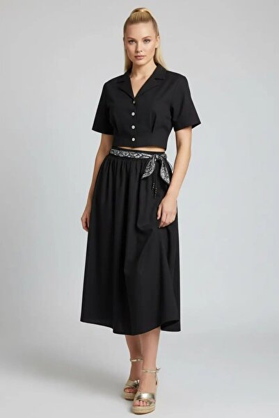 Park Karon 26035 100% βαμβακερό πουκάμισο με γιακά, σακάκι με δαντέλα, λεπτομ...