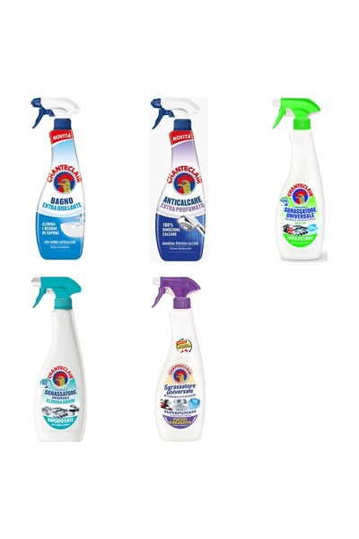 Chanteclair Set 5 Chanteclair: 1x Anti-limescale Shine, 1x Scented Degreaser,...