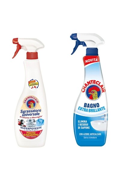 Chanteclair Set 2 Chanteclair: 1x Marseille Degreaser, 1x Shine Anti-limescale
