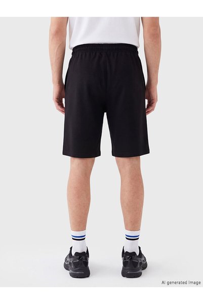 LC Waikiki Xside Black Regular Fit Men's Shorts