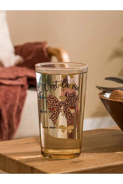 LC Waikiki Mixed Printed Glass Water Cup (S6)