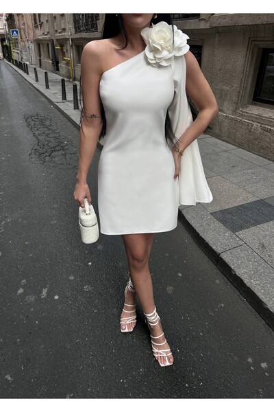 zoezoe Fiora Eternerlle çiçek detay mini elbise