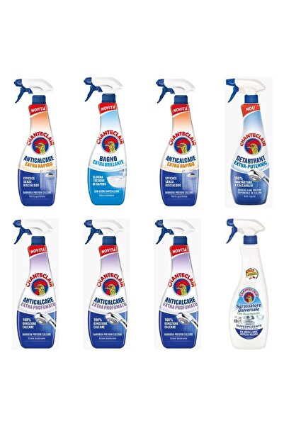 Chanteclair Set 8 Chanteclair: 2x Anticalcar Rapid, 1x Anticalcar Stralucire,...