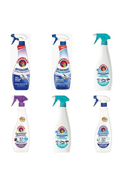 Chanteclair Set 6 Chanteclair: 1x Scented Degreaser, 1x Powerful Descaler, 2x...
