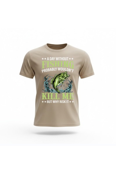 URBANTRENDSTORE Fish Themed Printed Half Oversize Cotton Round Neck T-Shirt f...