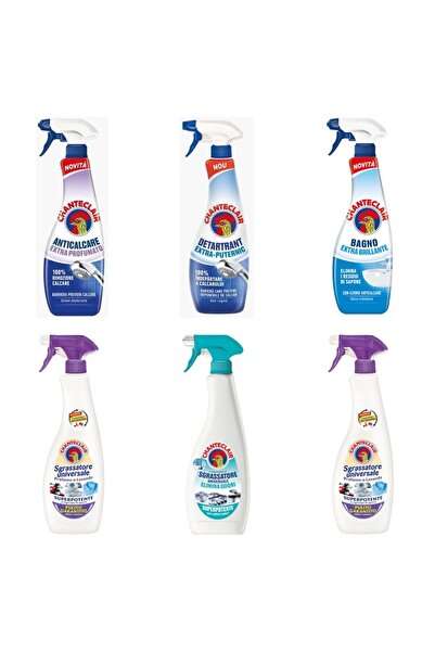 Chanteclair Set 6 Chanteclair: 1x Scented Degreaser, 1x Powerful Descaler, 1x...