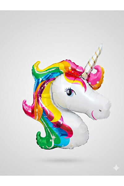 ÇAVUŞ E-TİCARET Unicorn Folyo Balon Doğum Günü Parti