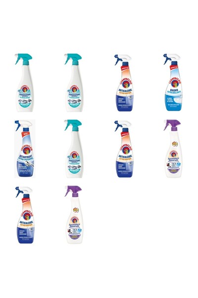 Chanteclair Set 10 Chanteclair: 3x Anti-Odor Degreaser, 3x Rapid Anti-Calc, 1...