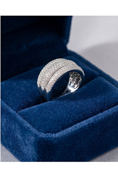 XUPING JEWELRY ZİRKON TAŞLI ZARİF GÜMÜŞ YÜZÜK