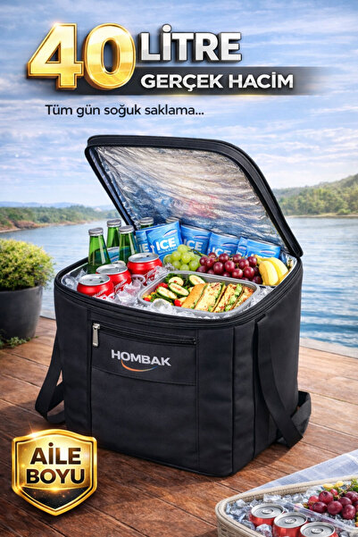 Hombak Τσάντα Θερμός 40 λίτρων – Θερμομονωτική Τσάντα για Κρύο/Ζεστό, για Πικ...