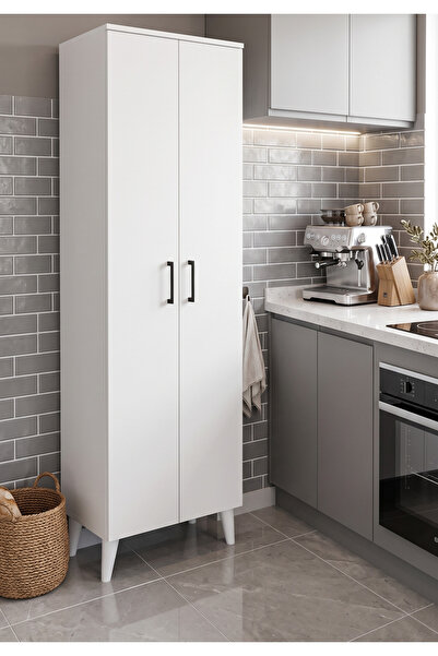 byzellahome Tamamı 1. Kalite %100 MDF - Modern Çok Amaçlı Dolap Raflı Kapaklı...