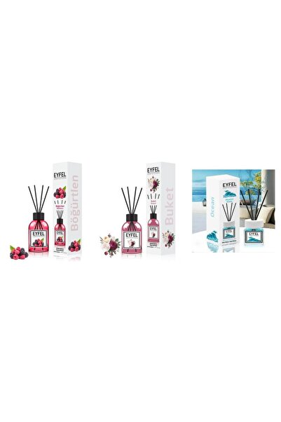 Eyfel Set 3 Eyfel: 1x Fructe de padure, 1x Bouquet, 1x Ocean