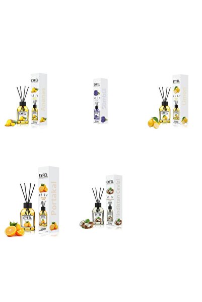 Eyfel Set 5 Eyfel: 1x Ananas, 1x Zambile, 1x Lamaie, 1x Portocala, 1x Nuca de...