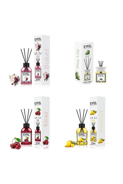 Eyfel Set 4 Eyfel: 1x Bouquet, 1x Lacramioare, 1x Cirese, 1x Ananas