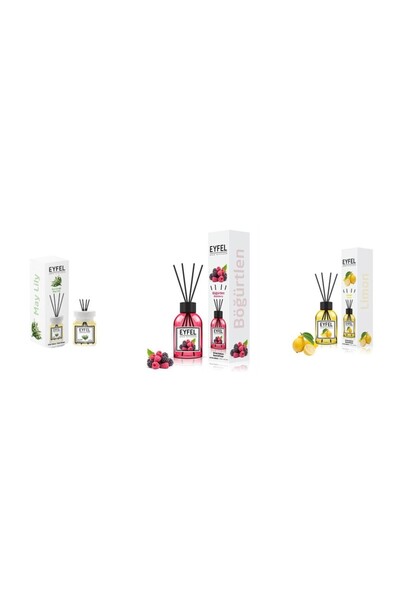 Eyfel Set 3 Eyfel: 1x Lacramioare, 1x Fructe de padure, 1x Lamaie