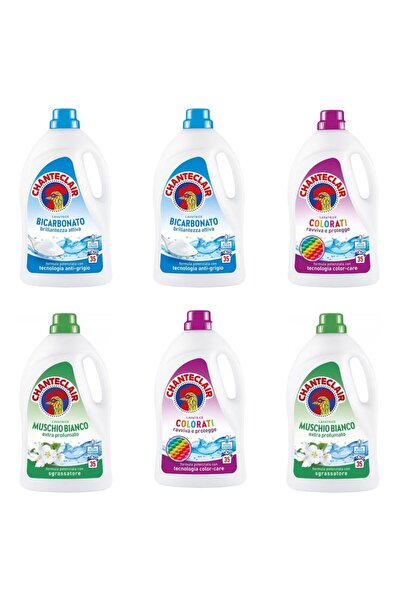 Chanteclair Set 6 Chanteclair: 2x Detergent Bicarbonat, 2x Detergent Color, 2...