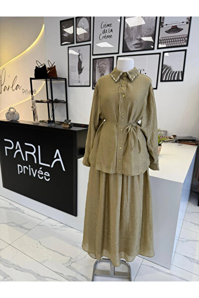 Parla Prive Parla Şifon Etekli Takım