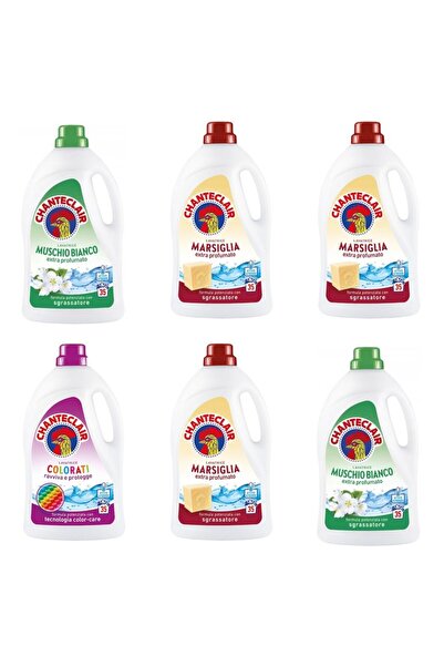 Chanteclair Set 6 Chanteclair: 2x White Musk Detergent, 3x Marseille Detergen...