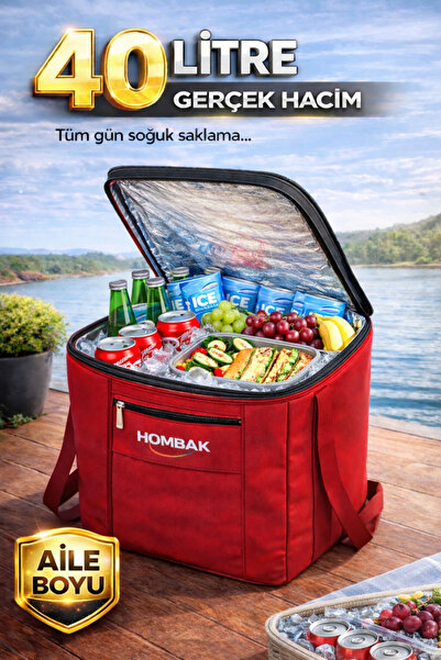 Hombak Τσάντα Θερμός 40 λίτρων – Θερμομονωτική Τσάντα για Κρύο/Ζεστό, για Πικ...