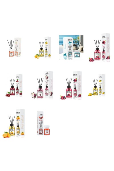 Eyfel Set 10 Eyfel: 1x Acacia, 1x Lamaie, 1x Ocean, 2x Fructe de padure, 1x C...
