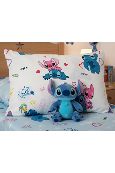 ARTUNHOME Μαξιλαροθήκη Stitch 50x70 εκ. (1 Τεμάχιο) – 100% Βαμβάκι, Χαριτωμέν...