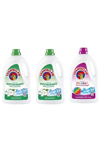 Chanteclair Set 3 Chanteclair: 2x White Musk Detergent, 1x Color Detergent