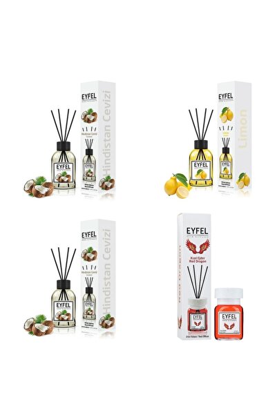 Eyfel Set 4 Eyfel: 2x Nuca de cocos, 1x Lamaie, 1x Red dragon