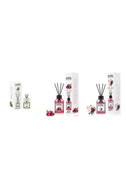 Eyfel Set 3 Eyfel: 1x Lacramioare, 1x Fructe de padure, 1x Bouquet