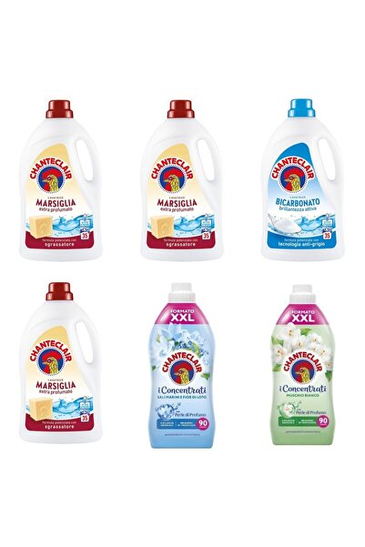 Chanteclair Set 6 Chanteclair: 3x Detergent Marsilia, 1x Detergent Bicarbonat...