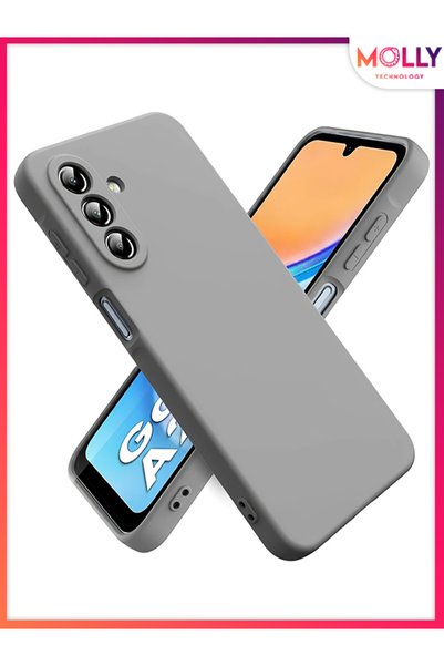 Molly Alpha Gray Liquid Inside Velvet Matte Silicone Case for Samsung Galaxy A36