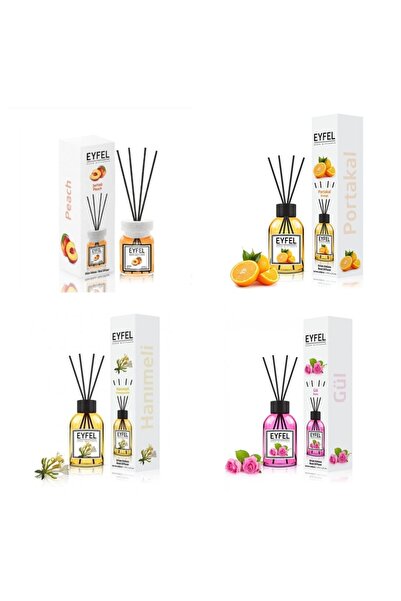 Eyfel Set 4 Eyfel: 1x Piersica, 1x Portocala, 1x Mana maicii domnului, 1x Tra...