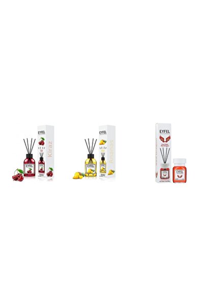 Eyfel Set 3 Eyfel: 1x Cirese, 1x Ananas, 1x Red dragon