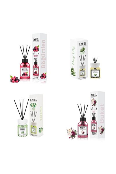 Eyfel Set 4 Eyfel: 1x Fructe de padure, 1x Lacramioare, 1x Iasomie, 1x Bouquet