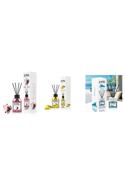 Eyfel Set 3 Eyfel: 1x Bouquet, 1x Ananas, 1x Ocean