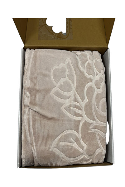 Sarar Χρυσή ανάγλυφη διπλή κουβέρτα για εξωτερικούς χώρους Cappucino