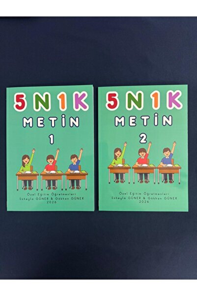 Memento Mori 5N1K Dil Gelişim Destekli Metin Okuma Anlama Yazma Seti - 2 Kita...