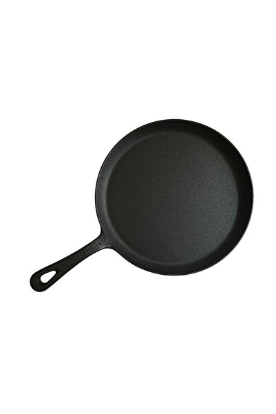 Naturpan Krep Pankek Akıtma Cizleme Tavası Kaplamasız Gerçek Demir Döküm 24 cm