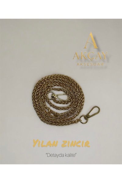 Akçay Aksesuar Snake Model Chain Bag Chain