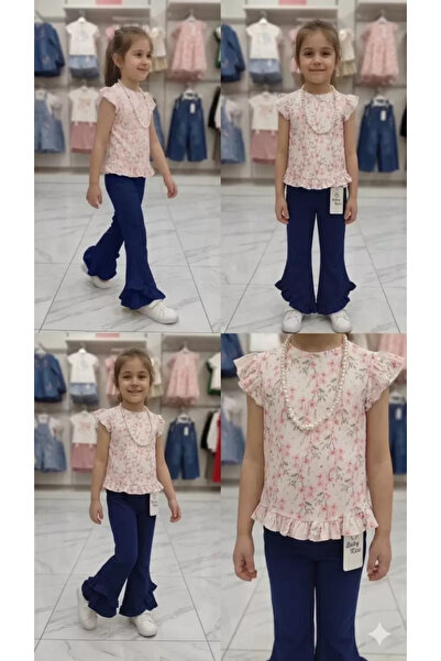 Generic Brand 6-7-8 Years Old Full Lycra Children's Set with Necklace